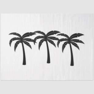 Papel De Seda Palmeras Tropicales