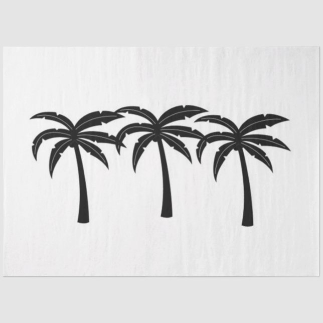 Papel De Seda Palmeras Tropicales (Anverso)