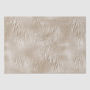 Papel De Seda Palo Glam Glitzy Zebra Bandas de impresión