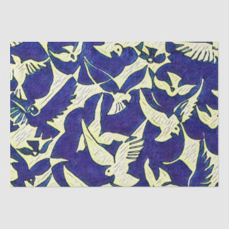 Papel De Seda Palomas en el vuelo