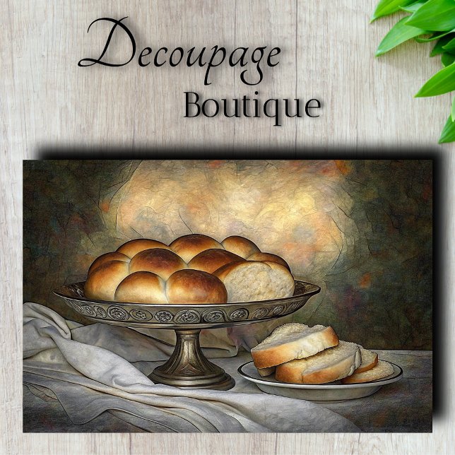 Papel De Seda Pan Diario Decoupage (Daily Bread Decoupage Tissue Paper)
