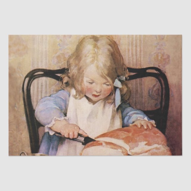 Papel De Seda Pan fresco de Jessie Willcox Smith (Anverso)