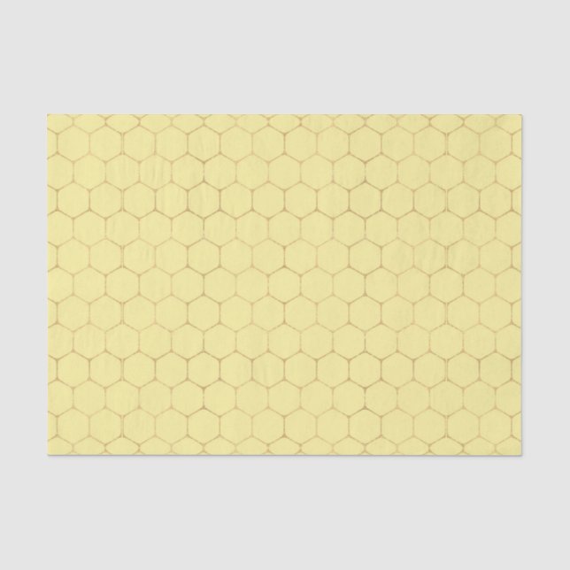 Papel De Seda Panal (Diseño 53 serie amarillo/naranja) (Anverso)
