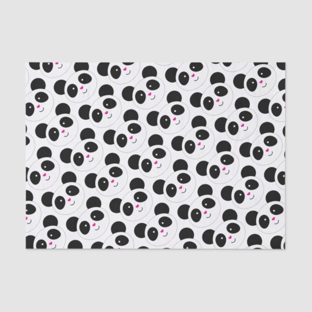 Papel De Seda Panda Fiesta (Anverso)