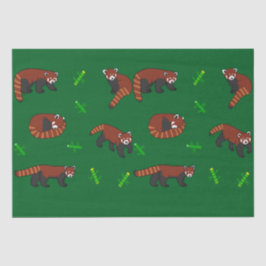 Papel De Seda Panda rojo