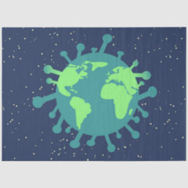 Papel De Seda Pandemia global (partícula viral) (infección viral