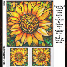 Panel de Baldosas de Girasol de Vidrio Teñido Deco
