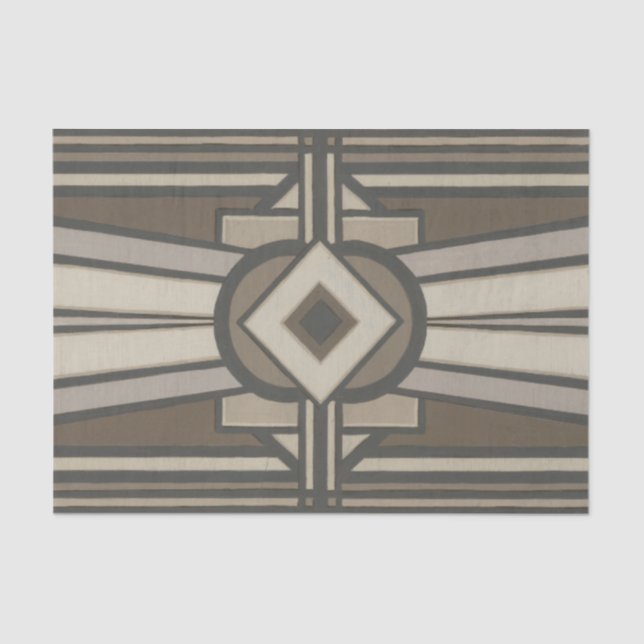 Papel De Seda Panel de decó neutro II (Anverso)