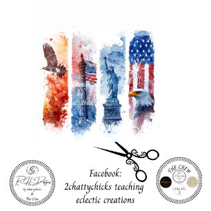 Papel De Seda Paneles decoupage USA similares a tumblers