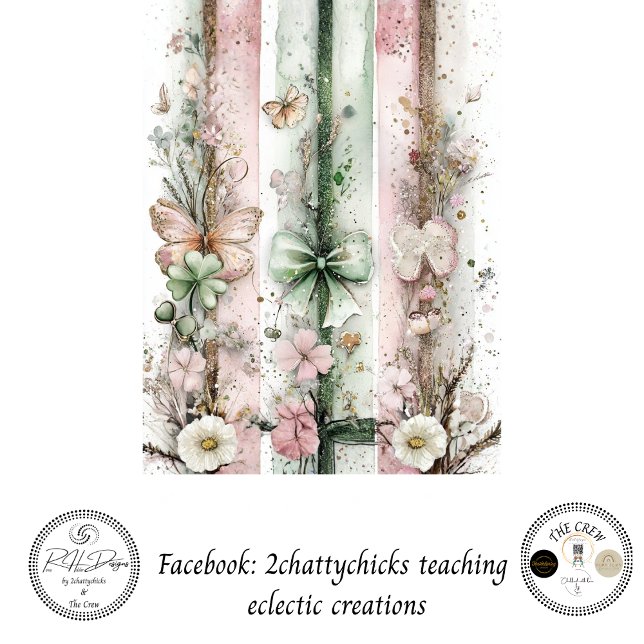 Papel De Seda Paneles pastel de San Patricio con decoupage (Subido por el creador)