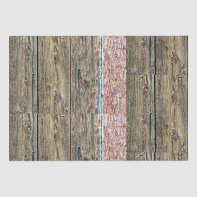 Papel De Seda Paneles Rustic Wood Barn (Anverso)