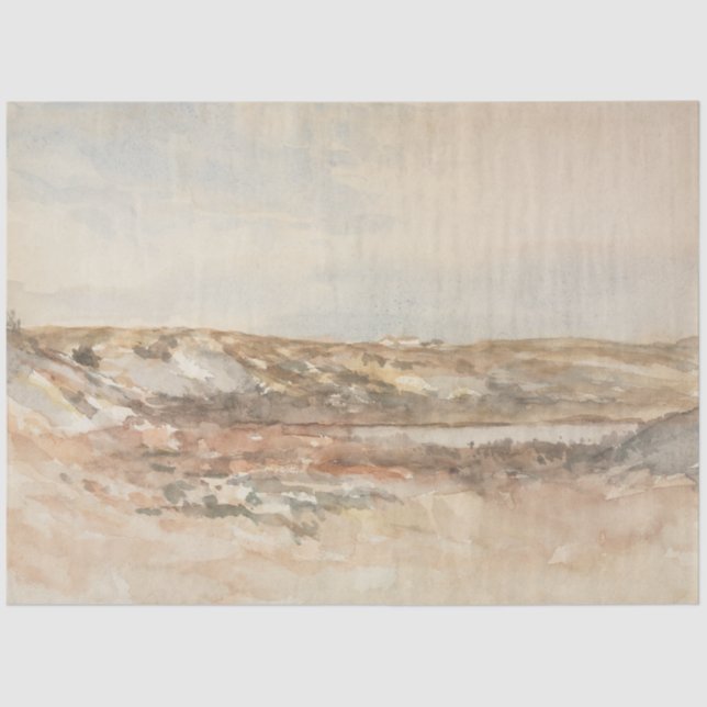 Papel De Seda Panorama de la Bahía de Mar (Anverso)