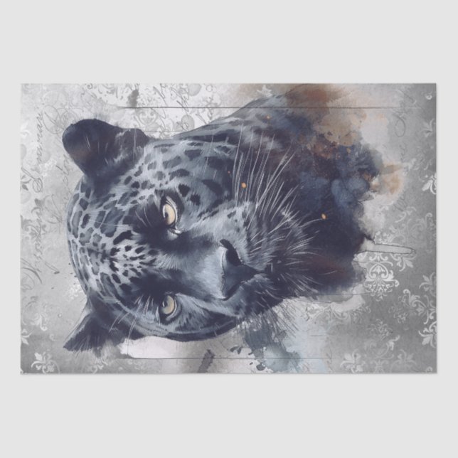 Papel De Seda Pantera negra (Anverso)