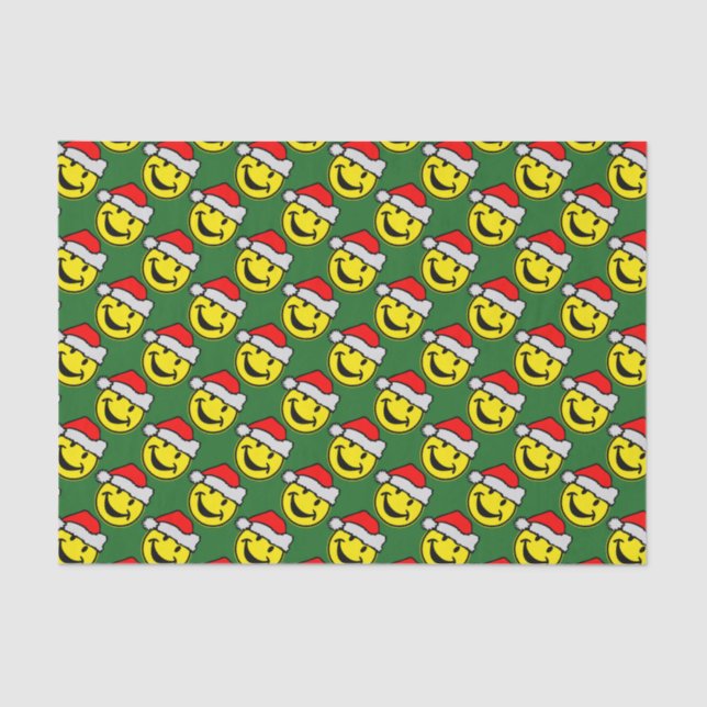 Papel De Seda Papá Noel su backgr. y ideas (Anverso)