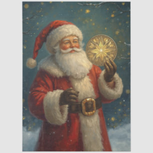 Papel De Seda Papá Noel Vintage