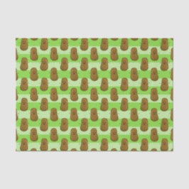 Papel De Seda Papas Felices Sobre Un Fondo Rayado Verde