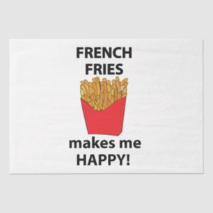 Papel De Seda Papas Fritas Me Hacen Feliz Papas Fritas