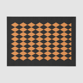 Papel De Seda papel seda 10lb, NEGRO del HARLEQUIN y NARANJA