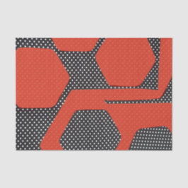 PAPEL DE SEDA PAPEL SEDA ABSTRACTO BLANCO NEGRO ROJO