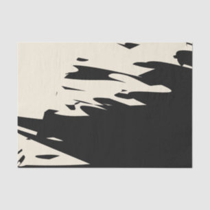 Papel De Seda Papel seda abstracto negro intrépido