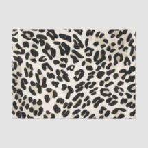 Papel seda adaptable del estampado leopardo
