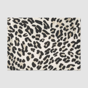 Papel De Seda Papel seda adaptable del estampado leopardo