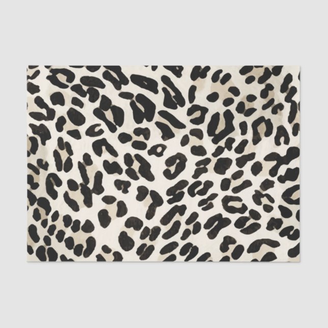 Papel De Seda Papel seda adaptable del estampado leopardo (Anverso)