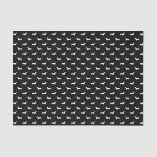 Papel De Seda Papel seda blanco y negro del Dachshund