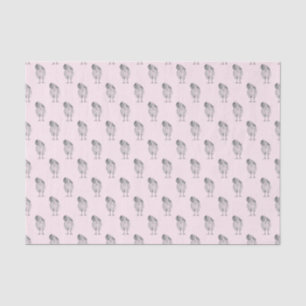 Papel De Seda Papel seda caprichoso del polluelo del búho