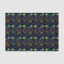 Papel seda del arte abstracto