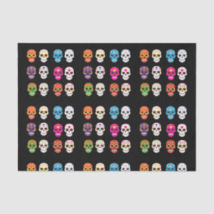 Papel De Seda Papel seda del cráneo del azúcar