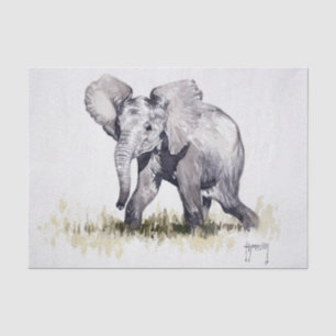 Papel De Seda Papel seda del elefante del bebé