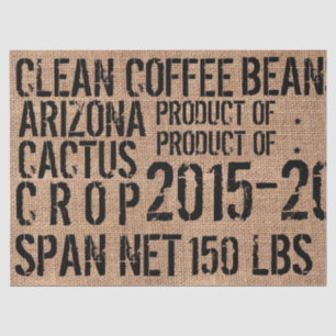 Papel De Seda Papel seda del puf del café - paisaje