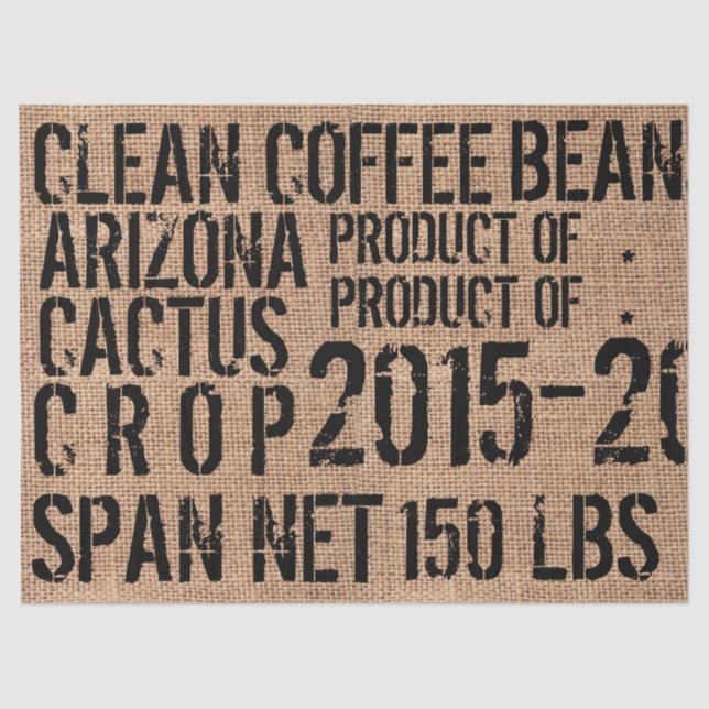 Papel De Seda Papel seda del puf del café - paisaje (Anverso)