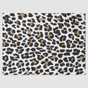 Papel De Seda Papel seda elegante del estampado leopardo