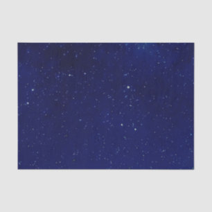 Papel De Seda Papel seda estrellado azul profundo del cielo