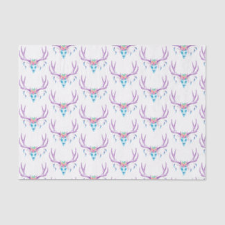 Papel De Seda Papel seda floral del cráneo del macho