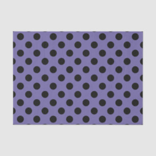 Papel De Seda Papel seda grande púrpura y negro del lunar