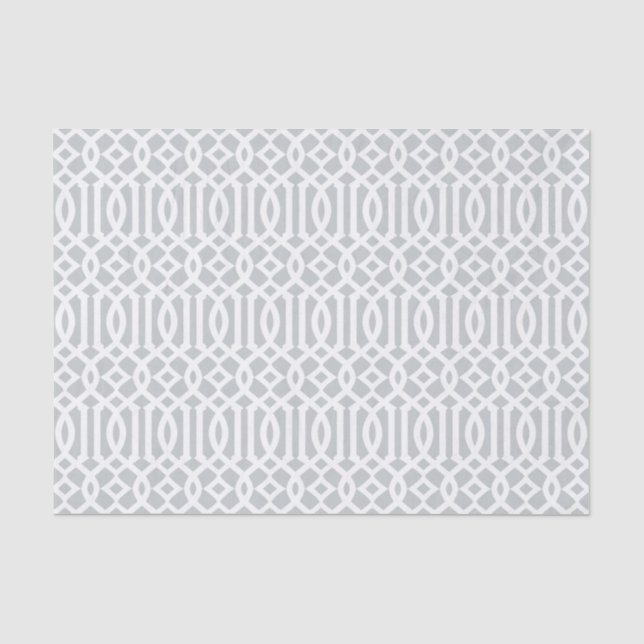 Papel De Seda Papel seda gris del enrejado el | (Anverso)