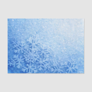 Papel De Seda Papel seda helado del azul 10lb, blanco