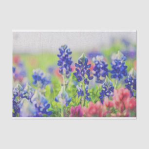 Papel De Seda Papel seda impresionista del Bluebonnet