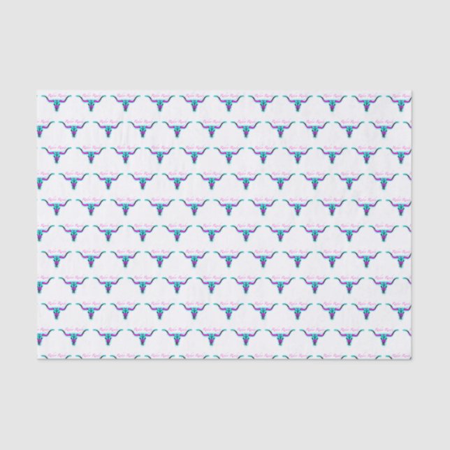 Papel De Seda Papel seda listo del rodeo (Anverso)