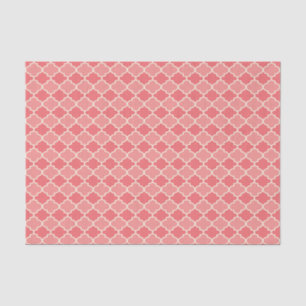 Papel De Seda Papel seda marroquí rosado del enrejado del