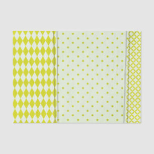 Papel De Seda Papel seda modelado amarillo