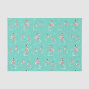 Papel De Seda Papel seda multi del flamenco del navidad