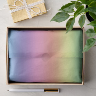 Papel De Seda Papel seda - rayas del arco iris (hrz)