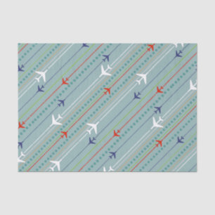 Papel De Seda Papel seda retro del modelo del aeroplano