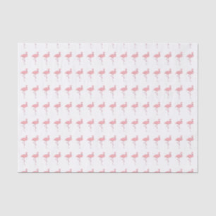 Papel De Seda Papel seda rosado del modelo del flamenco