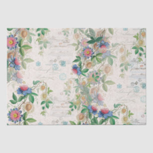 Papel De Seda Papel seda subió Ephemeras francesas del