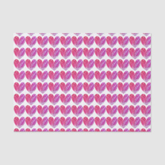 Papel De Seda Papel seda temático del corazón